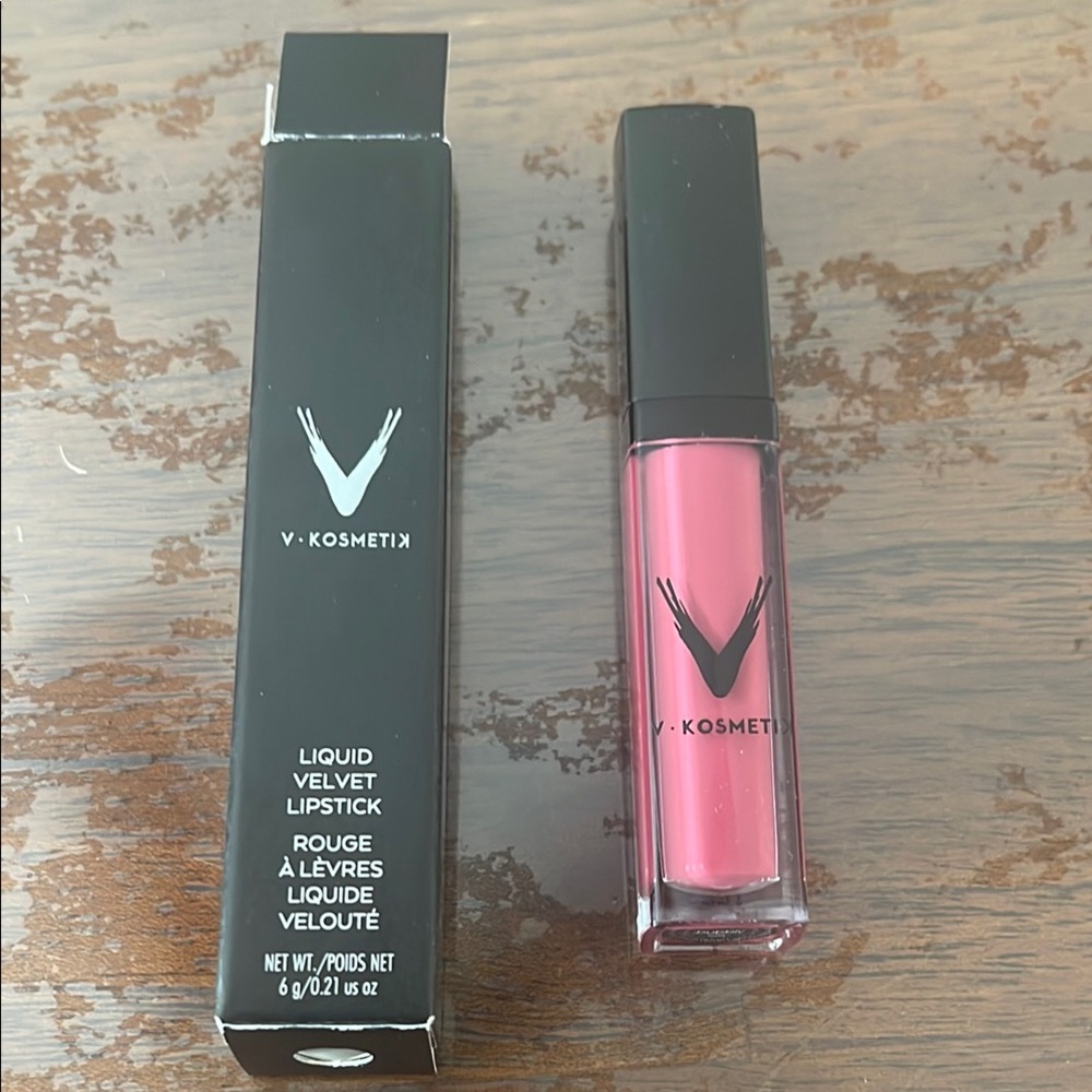 Liquid Velvet Lipstick - Vibrant Pink